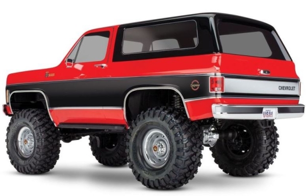 TRX82276-4-RED TRX-4 79 Chevy Blazer schwarz 1/10 Crawler RTR Brushed, Clipless